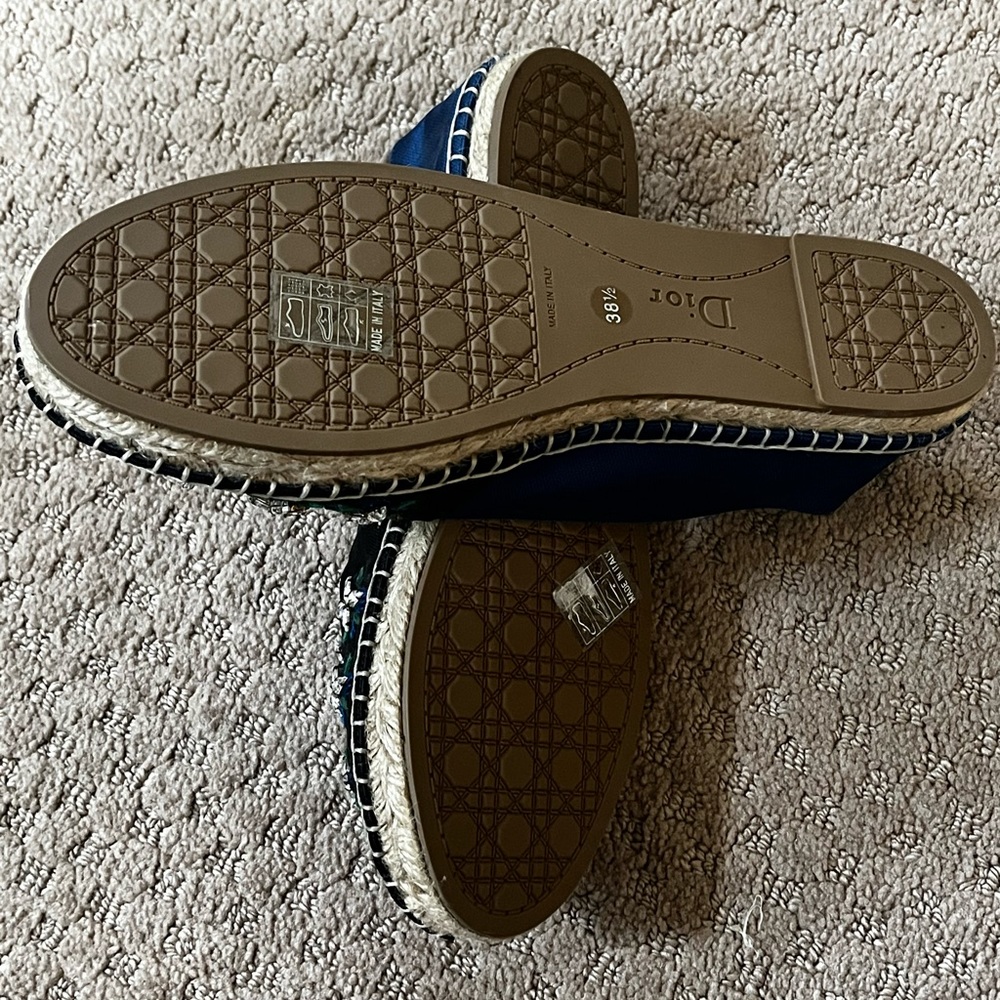 Christian Dior Embellished Espadrilles 38.5 NWD - Picture 8 of 9